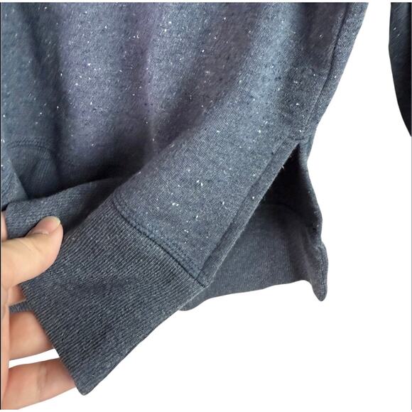 Athleta Women's Small Dusty Navy Textured Balance Pullover L/S Sweatshirt - Picture 7 of 9